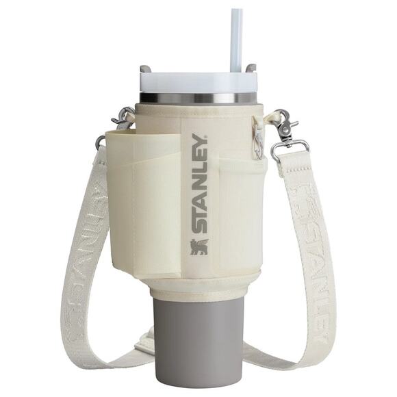 STANLEY The All Day 40oz Quencher Carry-All Adjustable Crossbody in Cream NIB - Picture 1 of 7